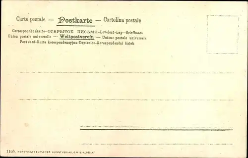 Künstler Litho An Seen und Meeren, Mondnacht