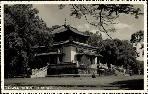 Ak Saigon Cochinchine Vietnam, Temple