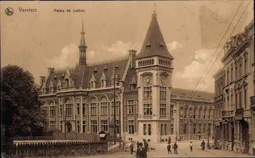 Ak Verviers Wallonien Lüttich, Palais de Justice