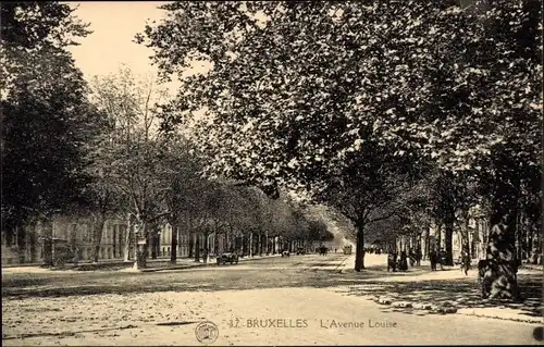Ak Bruxelles Brüssel, l'Avenue Louise