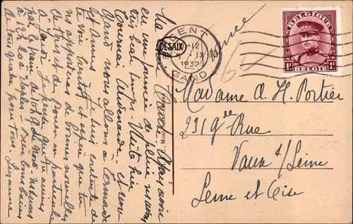 Ak Gand Gent Ostflandern, Hafenpartie