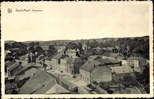 Ak Saint Mard Wallonien Luxemburg, Panorama