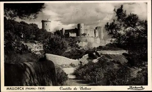 Ak Palma de Mallorca Balearische Inseln, Castillo de Bellver