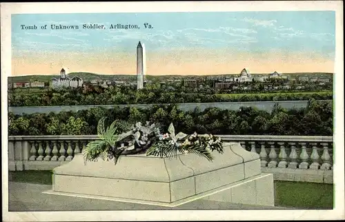 Ak Arlington Virginia USA, Tomb of Unknown Soldier