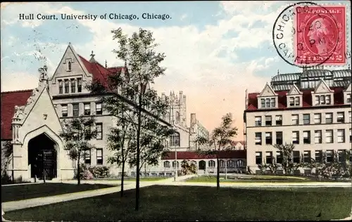 Ak Chicago Illinois USA, Hull Court, University