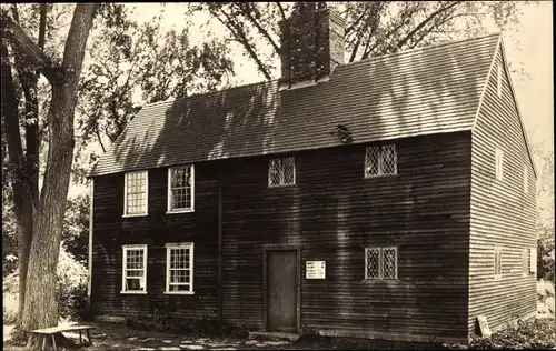 Ak Plymouth Massachusetts USA, Howland House, built 1667, oldest House