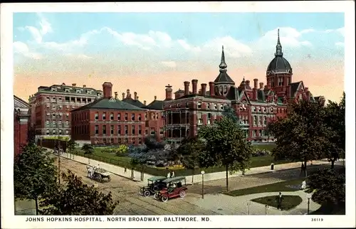Ak Baltimore Maryland USA, Johns Hopkins Hospital, North Broadway