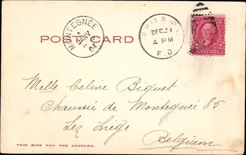 Ak Washington DC USA, Blick auf das City Post Office