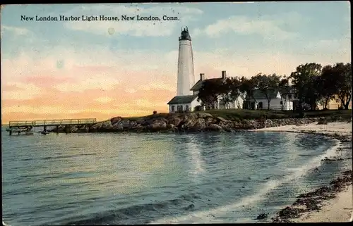 Ak New London Connecticut USA, Harbor Light House