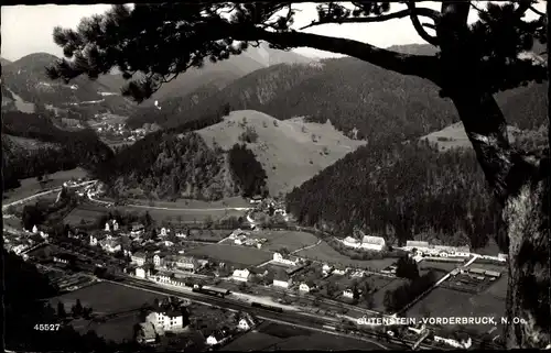 Ak Gutenstein in Niederösterreich, Blick auf den Ort