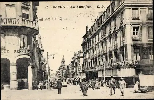 Ak Nancy Meurthe et Moselle, Rue Saint Jean