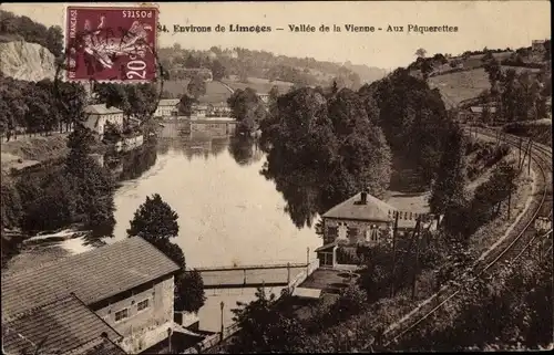 Ak Limoges Haute Vienne, Vallee de la Vienne, Aux Paquerettes