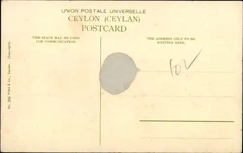 Ak Colombo Ceylon Sri Lanka, Landing jetty and Harbour