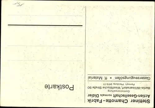 Ak Vertikalkammerofen Bauart Dresden, Firma Didier, Deutsche Ausstellung Gas und Wasser Berlin 1929