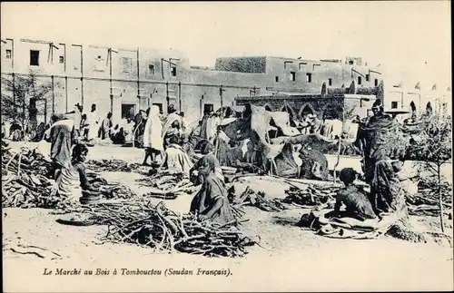 Ak Timbuktu Mali, Le Marché au Bois, Afrikaner, Marktplatz
