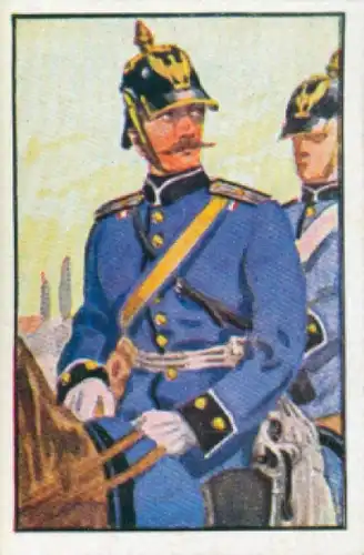 Sammelbild Deutsche Uniformen, 1864 - 1914, Serie 11 Bild 66, Kurmärk. Drag. Rgt. 14 1870