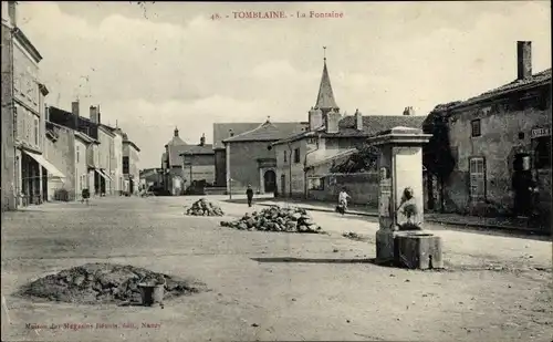 Ak Tomblaine Meurthe et Moselle, La Fontaine