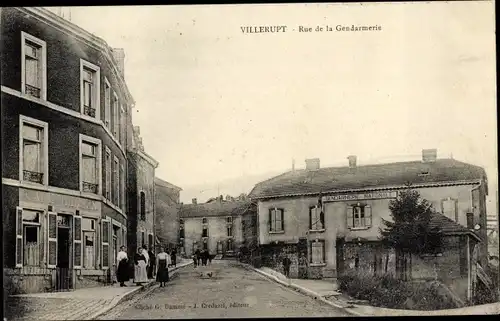 Ak Villerupt Meurthe et Moselle, Rue de la Gendarmerie
