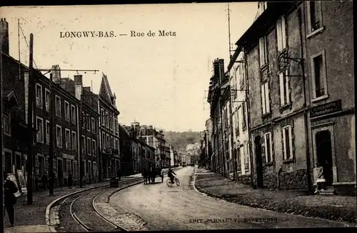 Ak Longwy Bas Meurthe et Moselle, Rue de Metz