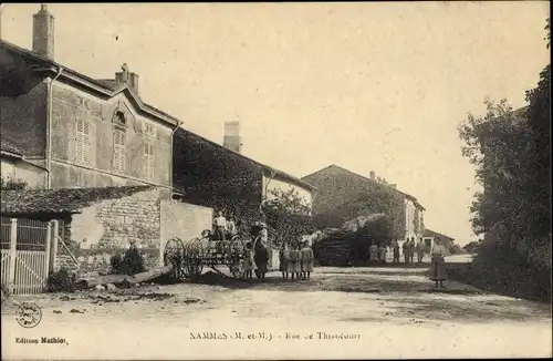 Ak Xammes Meurthe et Moselle, Straßenpartie