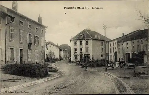 Ak Pexonne Meurthe et Moselle, Le Centre