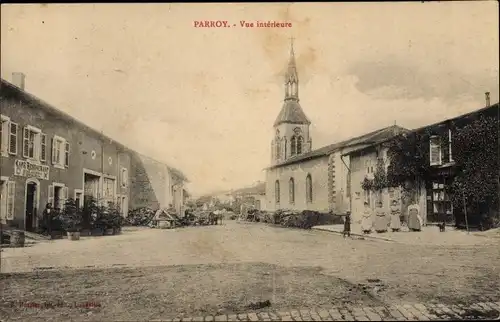 Ak Parroy Meurthe et Moselle, Vue interieure