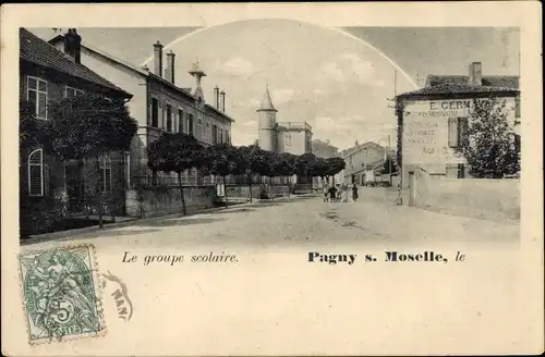 Ak Pagny sur Moselle Meurthe et Moselle, Hauptstraße