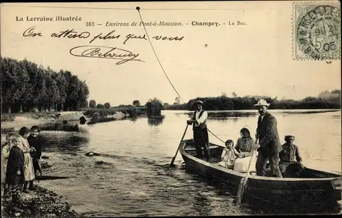 Ak Champey Meurthe et Moselle, Le Bac