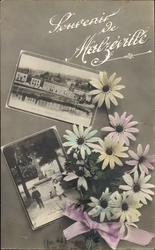 Passepartout Ak Malzeville Meurthe et Moselle, Teilansicht, Kreuz