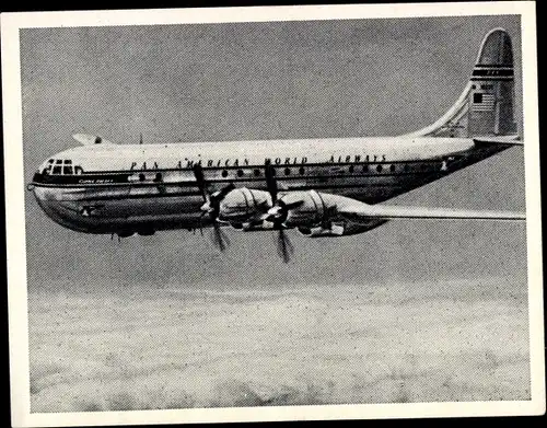 Sammelbild Pionier-, Versuchs- und Sportflugzeuge Nr. 31, Boeing B 377 Stratocruiser, Baujahr 1948