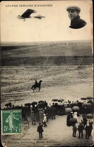 Ak Sports, Aviation, Latham tenant d'etablir le record d'altitude