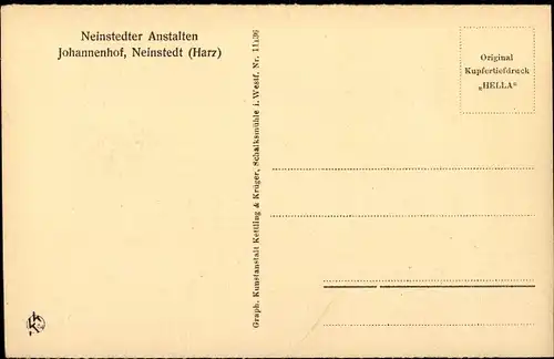 Ak Neinstedt Thale im Harz, Neinstedter Anstalten, Johannenhof, Im Damen-Pensionat