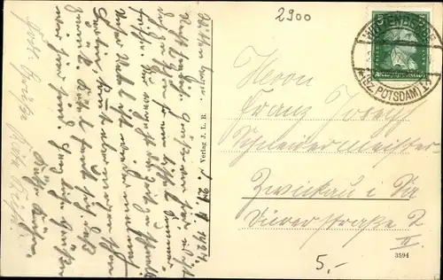 Ak Wittenberge in der Prignitz, Rathaus, Lyceum