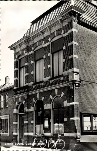 Ak Zwartsluis Overijssel Niederlande, Gemeentehuis