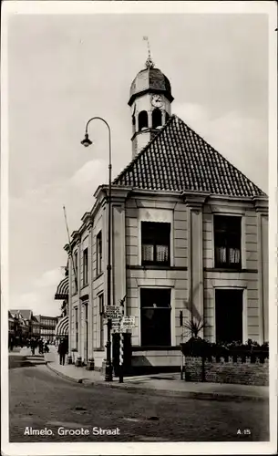 Ak Almelo Overijssel Niederlande, Groote Straat