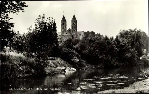 Ak Sint Odilienberg Limburg Niederlande, Roer met Basiliek