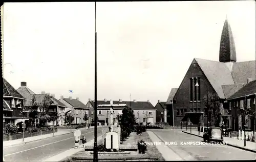 Ak Monster Südholland Niederlande, Burg. Kampschoerstraat