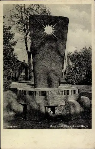 Ak Nuenen Nordbrabant, Monument Vincent van Gogh