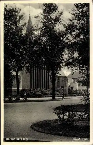 Ak Bergen op Zoom Nordbrabant Niederlande, Geref. Kerk