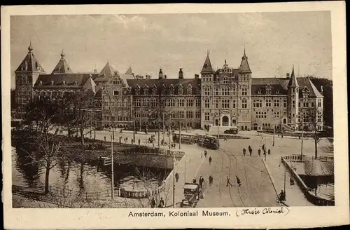 Ak Amsterdam Nordholland Niederlande, Koloniaal Museum