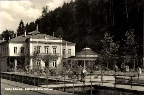 Ak Bad Schandau Sächsische Schweiz, Kurhaus