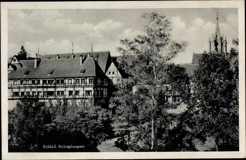 Ak Bebenhausen Tübingen am Neckar Baden Württemberg, Blick auf das Schloss