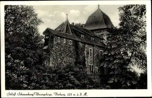 Ak Schaumburg Rinteln an der Weser, Schloss, Vorburg