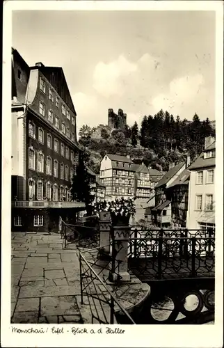 Ak Monschau Montjoie in der Eifel, Blick a. d. Haller