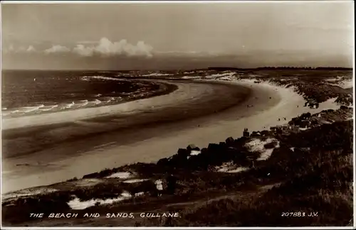 Ak Gullane Schottland, The Beach and Sands