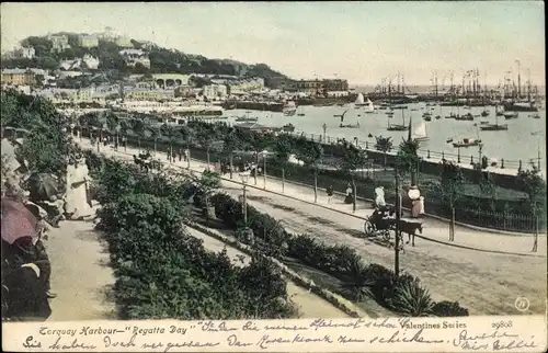 Ak Torquay Devon England, Harbour, Regatta Day