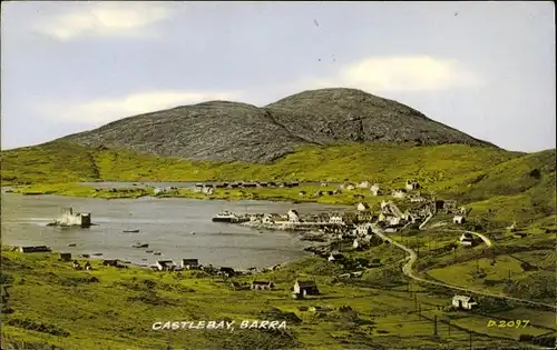 Ak Castlebay Schottland, Gesamtansicht