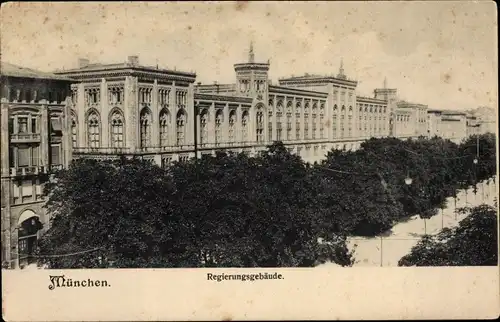 Ak München, Regierungsgebäude