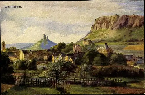 Ak Gerolstein in der Eifel, Munterley, Linde und Auberg