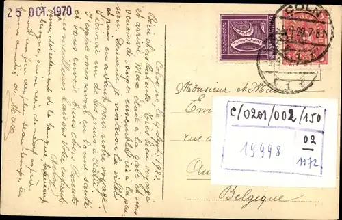 Ak Köln am Rhein, Opernhaus, Straßenbahn